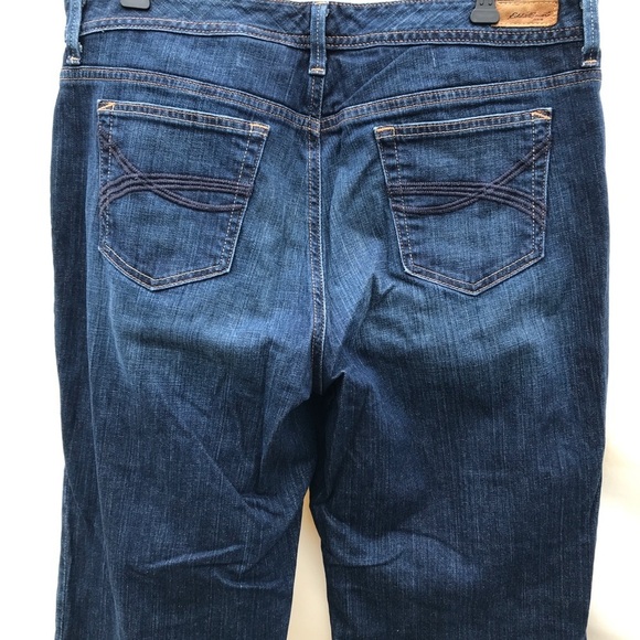 Eddie Bauer Jeans Womens 16R Bootcut High Rise Blue Denim - Picture 8 of 9
